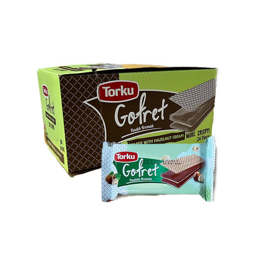 TORKU WAFER W HAZELNUT CREAM 24 PCS X 34 GR X 6