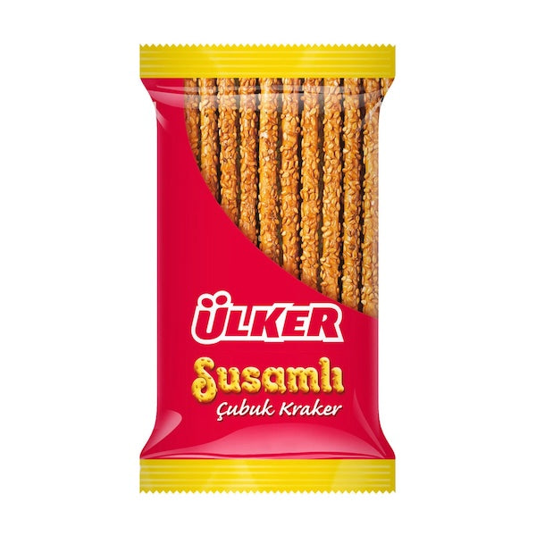 ULKER SESAME STICK CRACKERS (SUSAMLI CUBUK KRAKER) 45 GR X 22