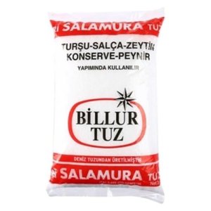 Billur Tuz - Iri Salamura Tuz 3 Kg X 5
