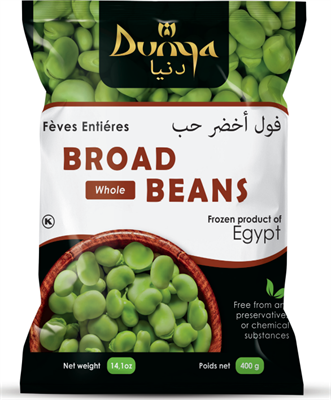 DUNYA WHOLE BROAD BEANS 14.11 oz (400gr) x 20pcs