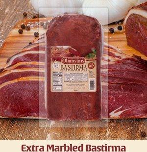 Ohanyans Halal Marbled Bastirma - Whole Loaf Varied Weight (32.10Lb)