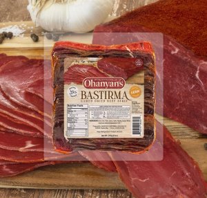 Ohanyans Halal Lean Bastirma - Sliced 8 Oz (227G) X 30 Pack