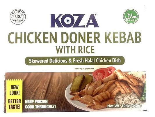 KOZA Chicken Doner Kebab With Rice 340g K34 1cs/15pcs