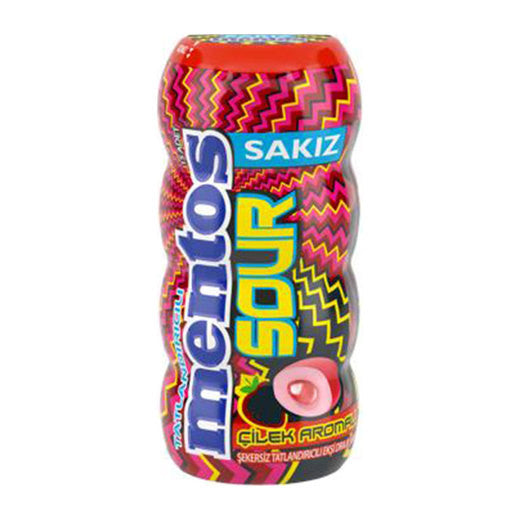 F1 MENTOS Sour Strawberry 30g 1/12pcs