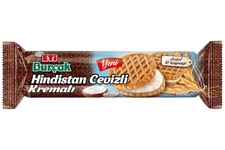ETI Burcak Oat Biscuit with Coconut Cream 100g 1cs/12pcs