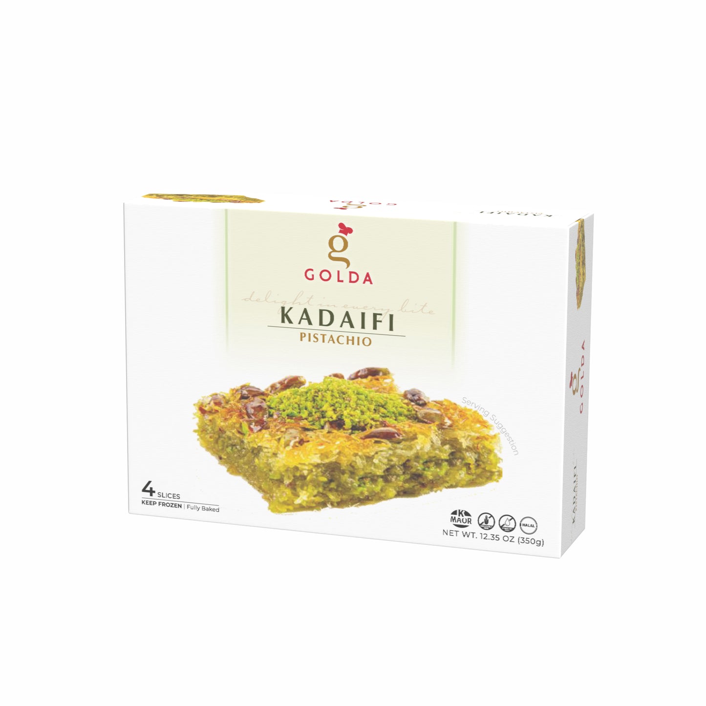 Golda Kadaifi w/ Pistachios 1 lb, 12pack - DSG181