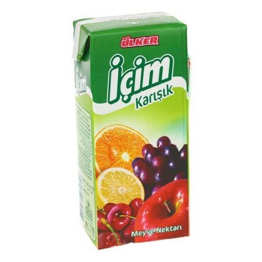 ULKER ICIM Mixed Fruit Juice 200ml.KARISIK Tetra Pak 1cs/27pcs
