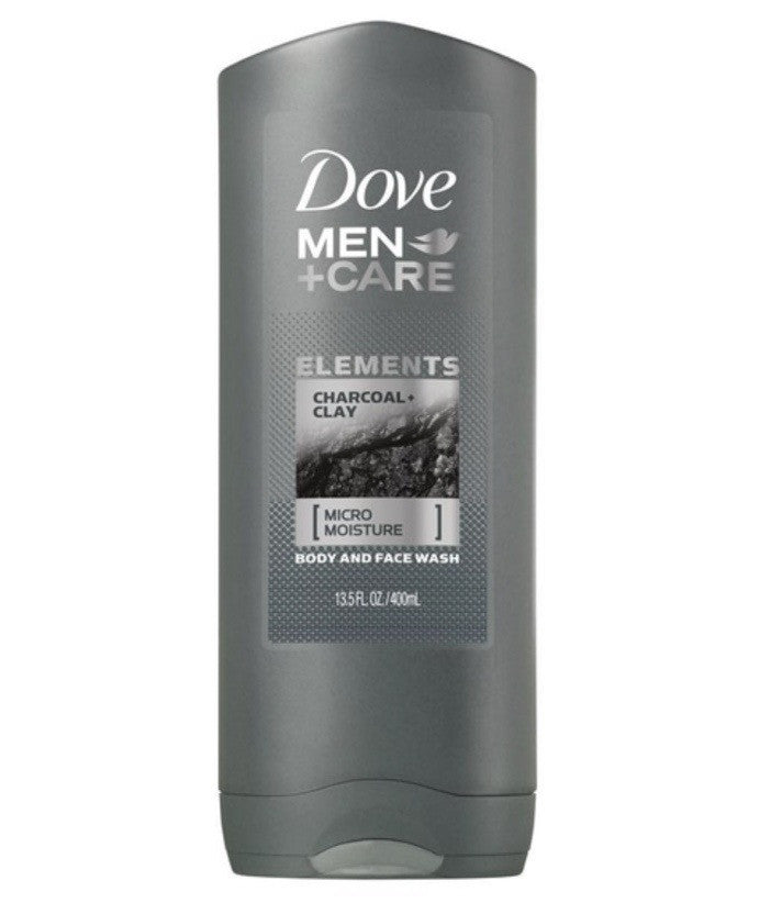 DOVE MEN CARE+ BODY WASH CHARCOAL & CLAY 400 ML X 12 - OVMC105