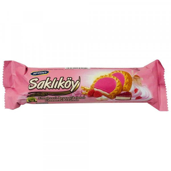 ULKER A1 Saklikoy Rasberry Cheesecake Biscuit 100g  1cs/18pcs