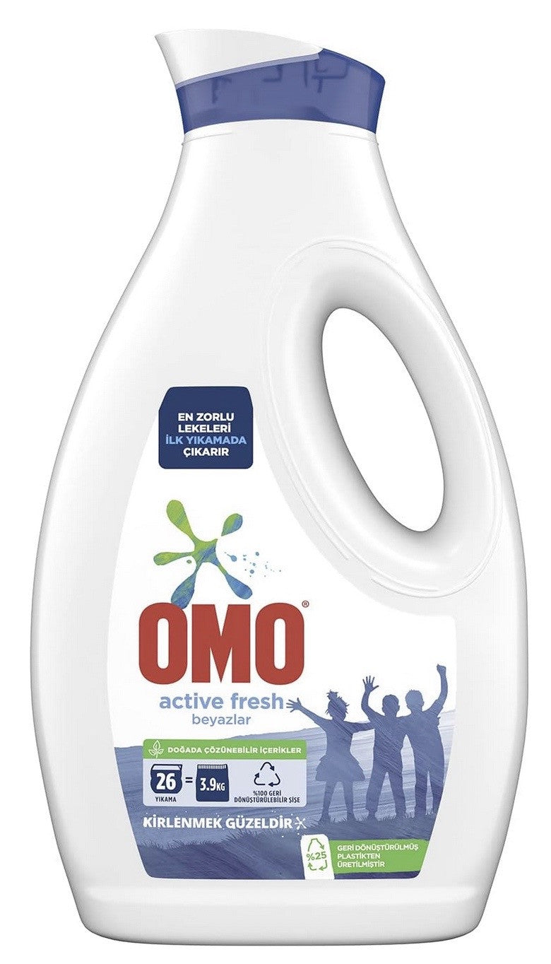 OMO LIQUID LAUNDRY 1690 ML (58 OZ) ACTIVE FRESH )*6 - HLTD71