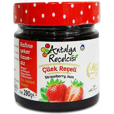 AZ1 ANTALYA No Sugar Strawberry %65 Fruit Jam 290g 1cs/12pcs