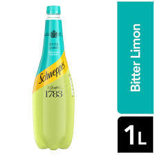 Schweppes Bitter Lemon Soda 1L  1cs/12pcs