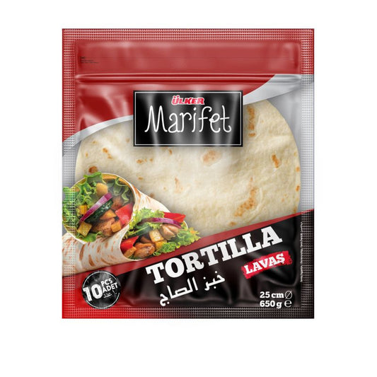 U07 ULKER MARIFET Tortilla / Lavas 650g 1cs/12pcs 25cm