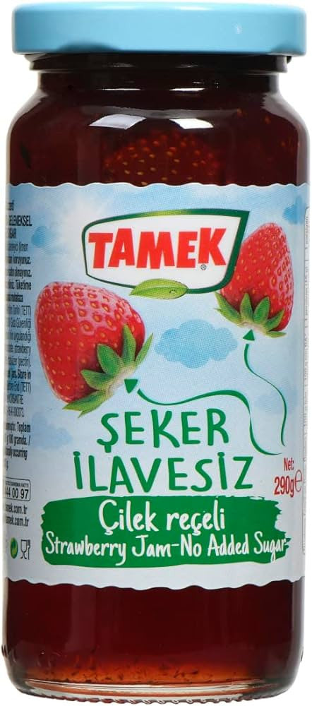 T1 TAMEK Strawberry Jam Without Added Sugar 290g 1cs/12pcs