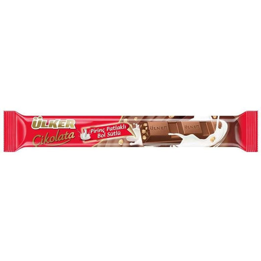 ULKER Baton Milk Chocolate with Rice Puffs 14g 1cs/24Pcs