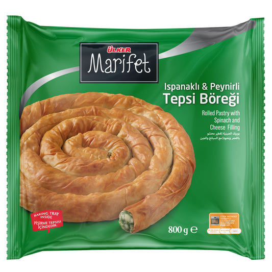 U06 ULKER MARIFET Rolled Pastry Spinach and Cheese 800g 1cs/12pcs