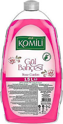 K4 KOMILI Liquid Soap Rose Garden Economic 1500ml 1cs/4pcs