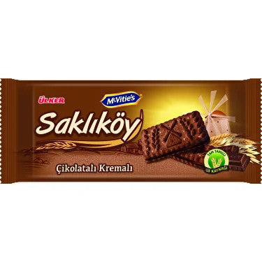 ULKER A1 Saklikoy Chocolate Cream Biscuit 87g  1cs/24pcs