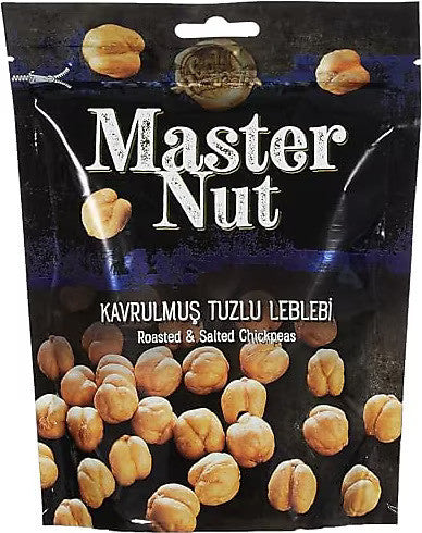 MASTER NUT Roested & Salted Yellow Chickpeas/Tuzlu Leblebi 160g 1cs/12pcs
