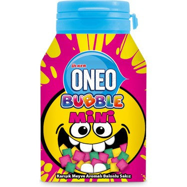 ULKER Oneo Bubble Mini Draje Jar Gum 60g 1cs/12pcs