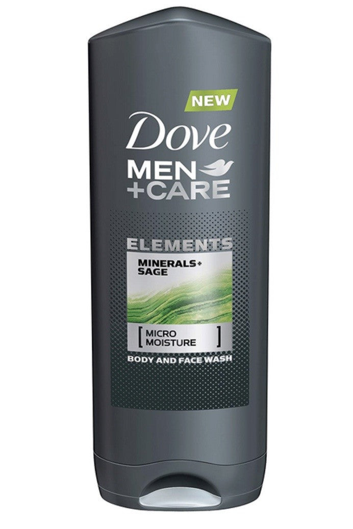 DOVE MEN CARE+ BODY WASH MINERAL SAGE 400 ML X 12 - OVMC104