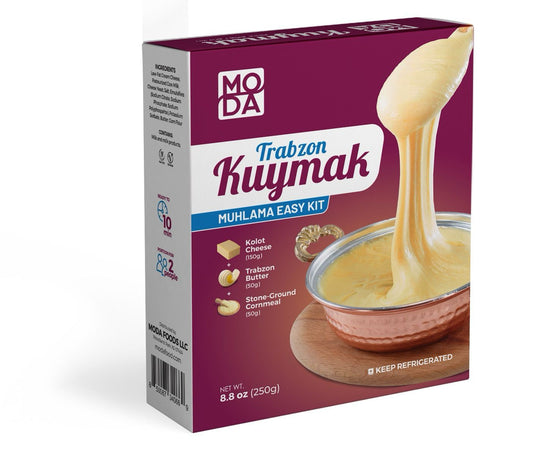 Moda Kuymak Kit, Muhlama (Kolot Cheese 150g + Butter 50g + Cornmeal 50g), 8.8oz (250g) x 18pack - 340669