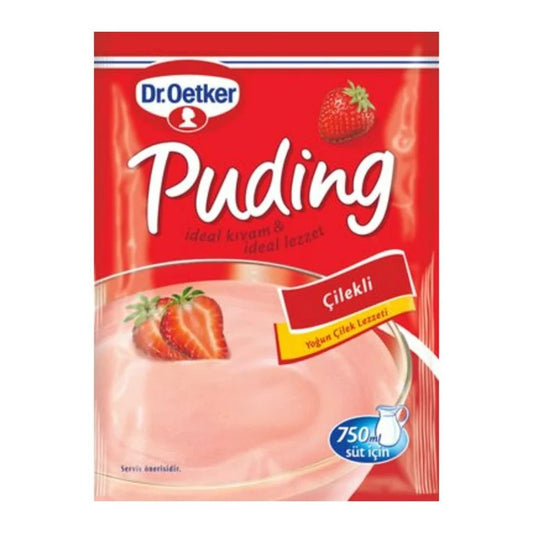 O1 DR.OETKER Puding Strawberry 120g 1cs/24pcs