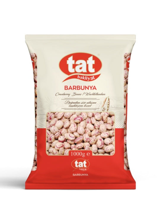 TAT CRANBERRY (BARBUNIA) BEANS 1000 GR X 15/CS - TATB1009