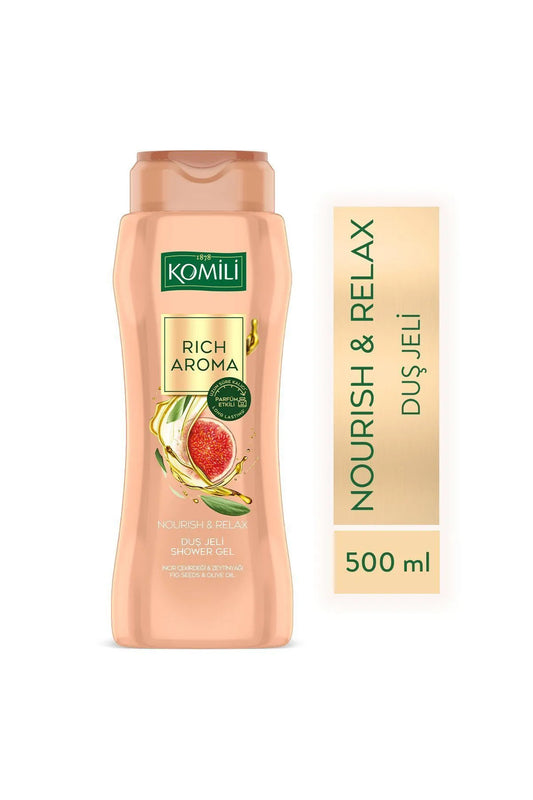 K8 KOMILI Feeling Spa Rich Aroma Shower Gel 500ml 1cs/12pcs