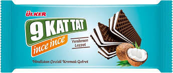 ULKER 9Kat Coconut Wafer 114g 1cs/16pcs