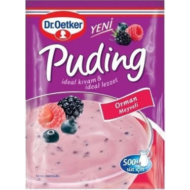 O1 DR.OETKER Puding Forest fruit 81g 1cs/24pcs