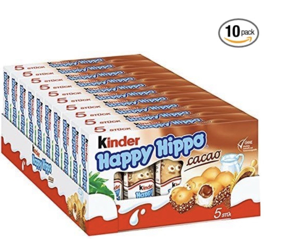 Kinder Happy Hippo Cocoa 10 x 5pk (103gr) - KIN05