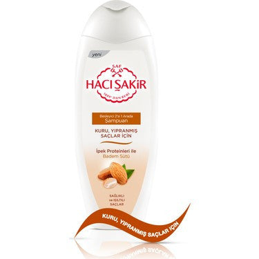 H02 HACI SAKIR Almond Milk - Badem Sutlu 2in 500ml Shampoo 1cs/12pcs