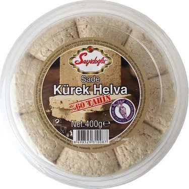 S2 SEYIDOGLU Plain Tahini Kurek Halva / Sade 400g 1cs/10pcs