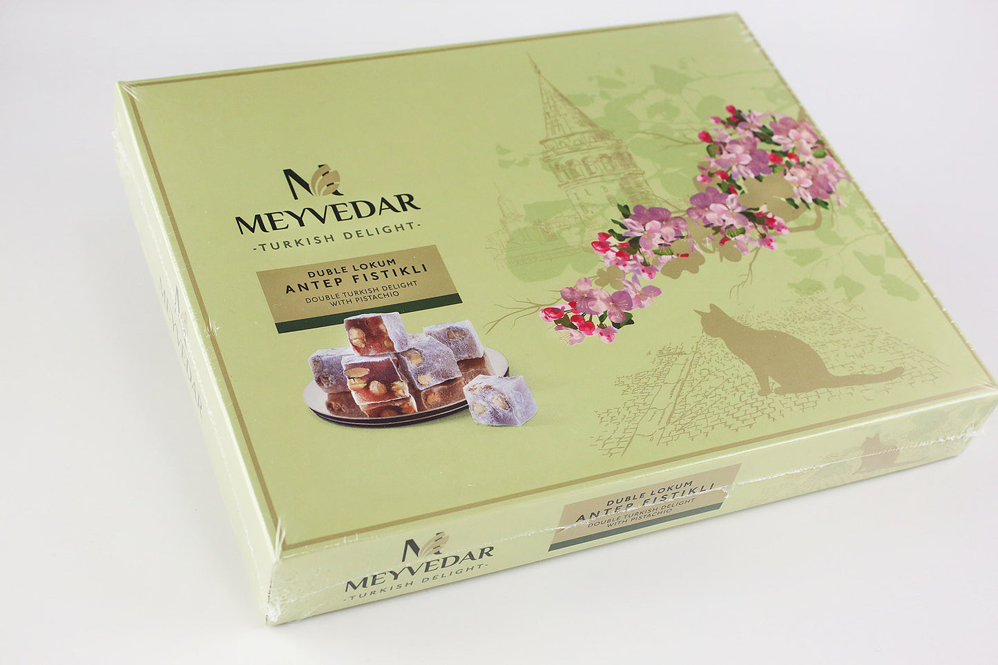 MALATYA PAZARI Double Pistachio Turkish Delight 400g 1cs/12pcs