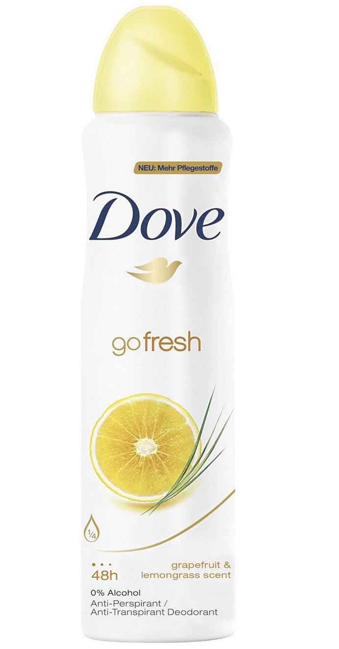 Dove Body Spray Grape & Lemongrass (12*150ml) - OVD311