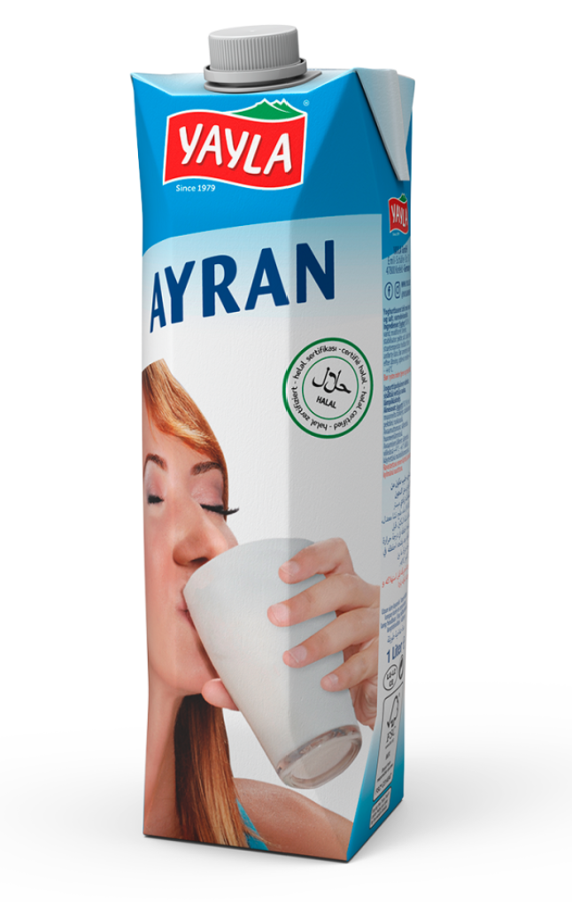YAYLA AYRAN 33.8 FL OZ (1 LT) X 6PCS (TETRA PACK) - YAY03