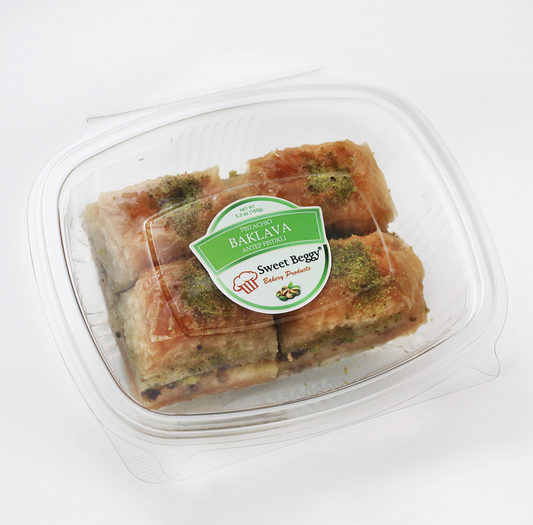 SB02 Sweet Beggy Pistachio Baklava Mini 4 pc 1cs/12pcs