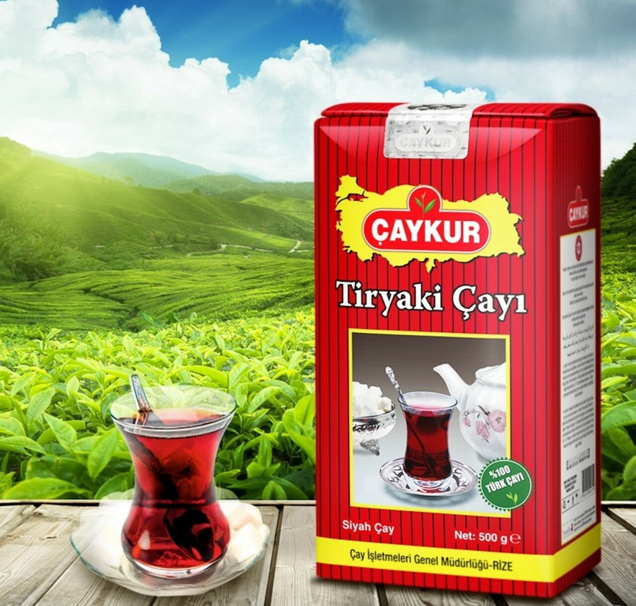 CAYKUR Tiryaki Black Tea 500g 1cs/15Pcs