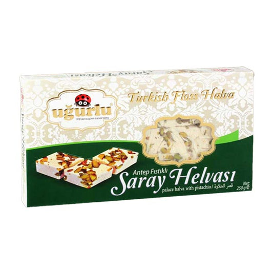 Ugurlu Tereyagli Antep Fistikli Saray Helvasi 250g x 18 - 310