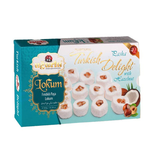 Ugurlu Findikli Pasa Lokum (Hindistan Cevizli) 350g x 12 - 368