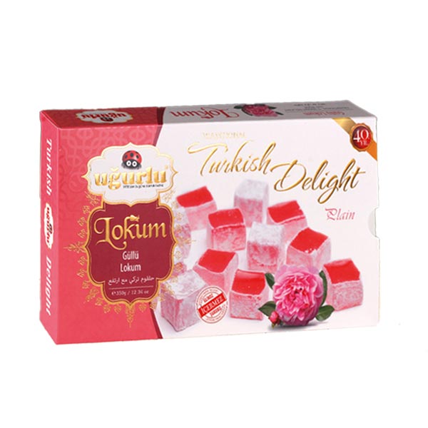 Ugurlu Gullu Lokum (Pudra Sekerli) 350g x 12 - 369