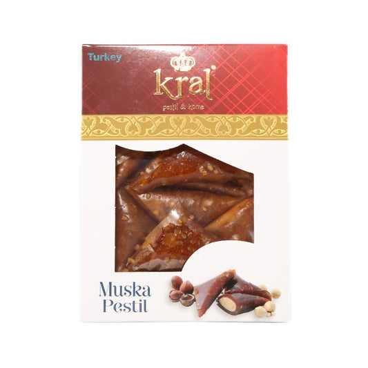 Kral Muska Pestil, Fruit Pastille with Hazelnut Paste, 350gr x 16 - KR05