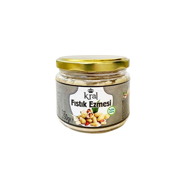 Kral Fistik Ezmesi, Peanut Butter, 250g x 6 - KR10