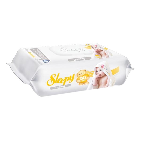 Sleepy Sensitive Wet Towel, 100adet x 6pcs - 972403