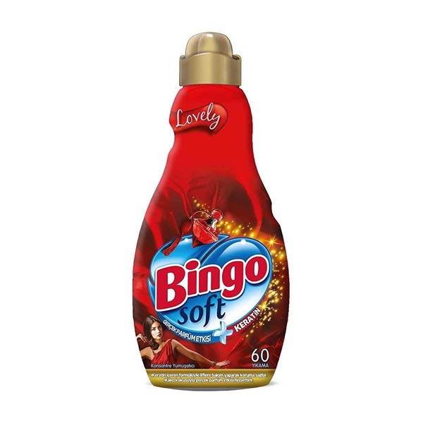 Bingo Liquid Fabric Concentrated Softener Lovely, 1440ml x 9 - 970404