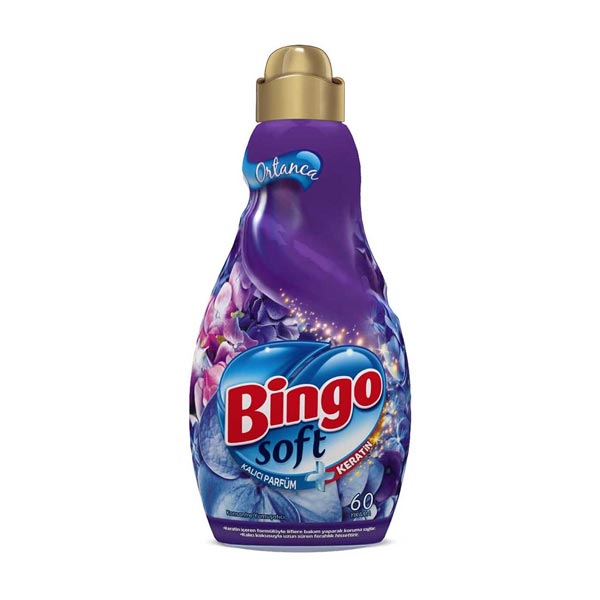 Bingo Liquid Fabric Concentrated Softener Hydrangea Flower, 1440ml x 9 - 970407