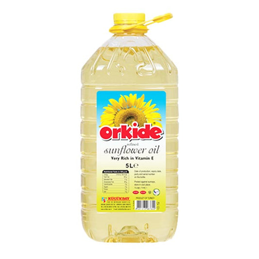 Orkide Refined Sunflower Oil, 5lt x 4, Plastic Bottle - OR03